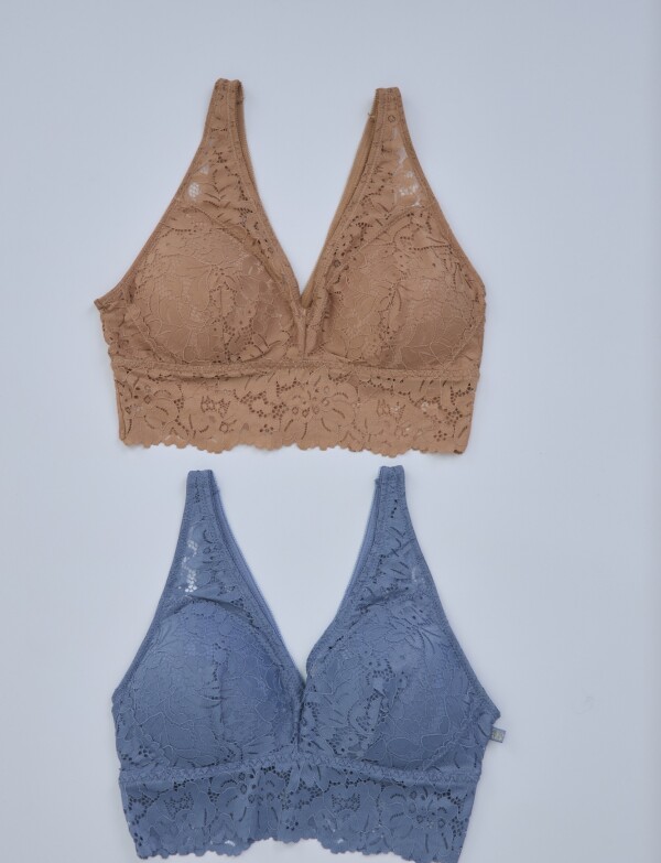 Pack 2 Bralettes AZUL