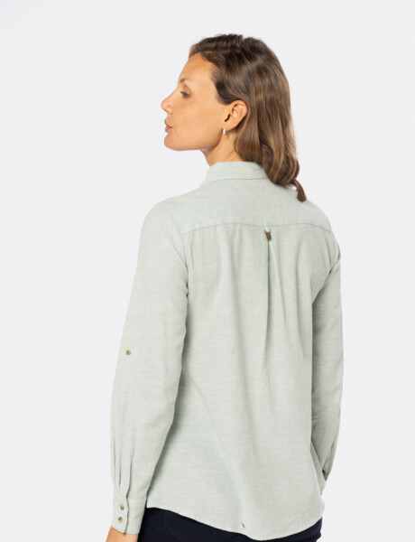 CAMISA DE LINO Verde