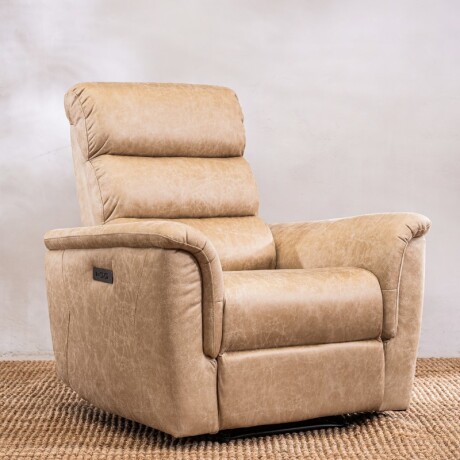 Sillón Reclinable Benson 1 Cuerpo Beige Beige