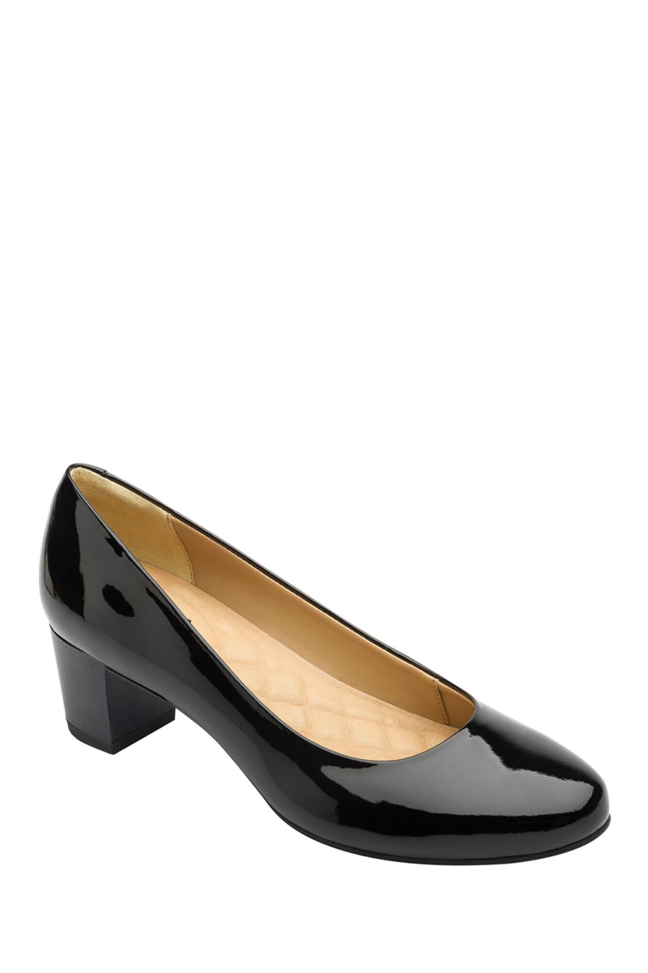 apaciguar Patatas social Zapato De Tacón De Vestir Flexi Con Brillo Charol Para Mujer - Negro —  Marcel Calzados | LUWINGO S.A