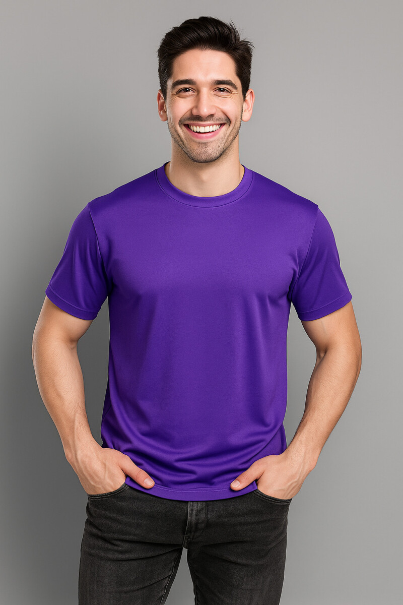 Remera Dry Work Force Unisex - Violeta 