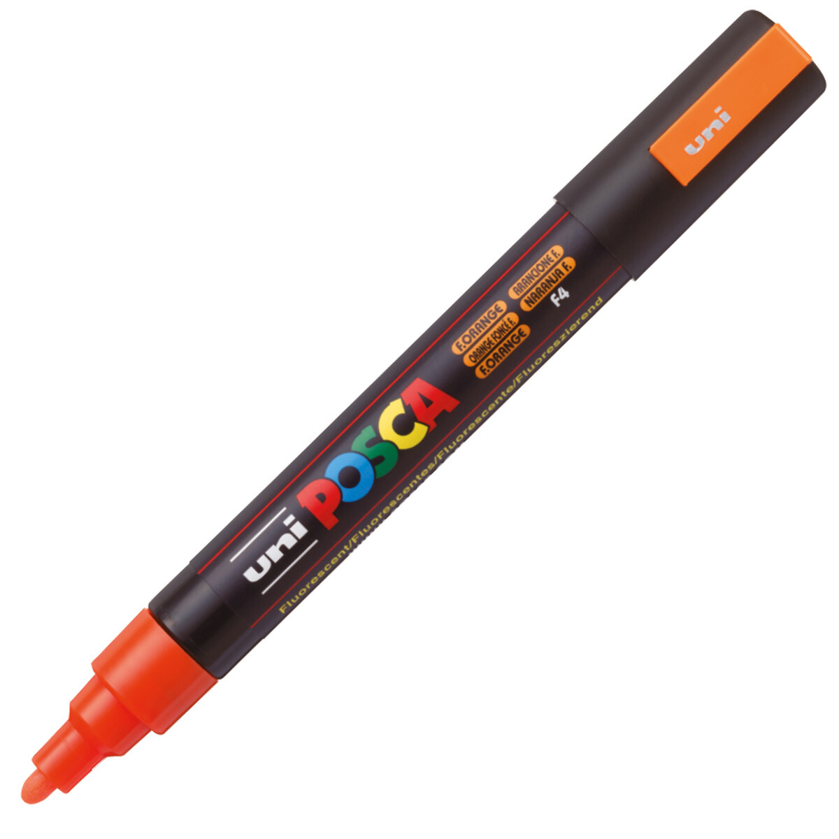 MARCADOR UNI POSCA 2.5 MM NARANJA FLUO 