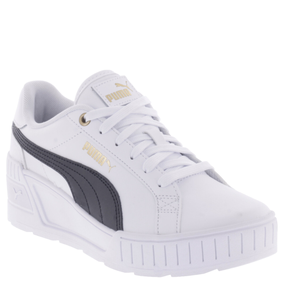 Championes de Mujer Puma Karmen Wedge - Blanco - Negro 