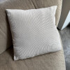 Funda de almohadón pana 45x45cm beige