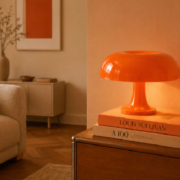 Luminaria Mushroom Naranja