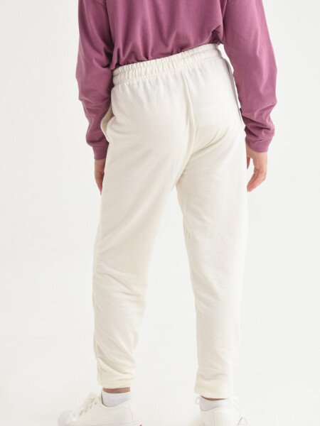 Pantalón deportivo liviano Crudo