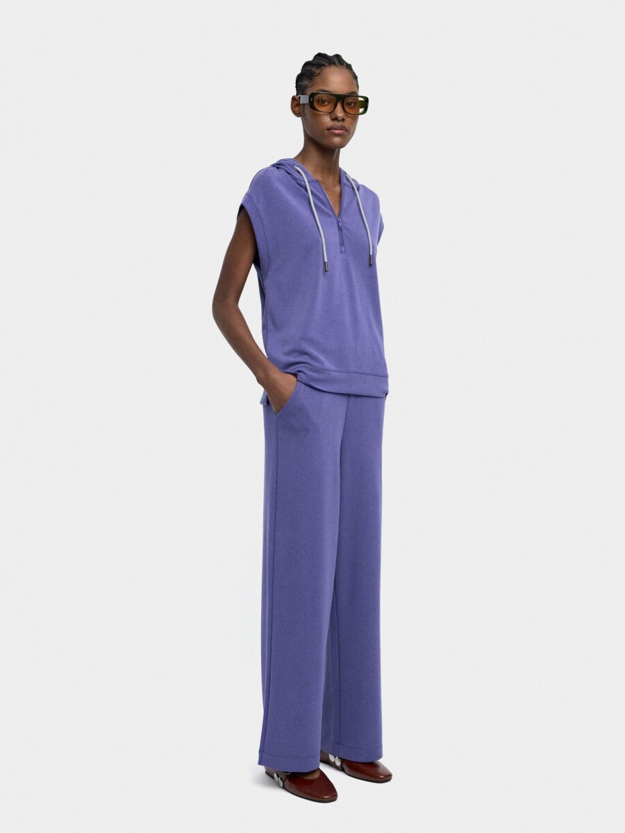 Pantalón Con Cintura Elástica Tacto Suave violeta