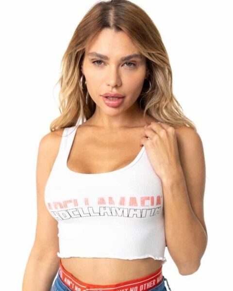 Musculosa Top Blanco U