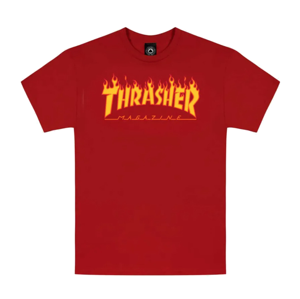 Remera Thrasher Mujer Flame Logo - Bordó - Bordó 