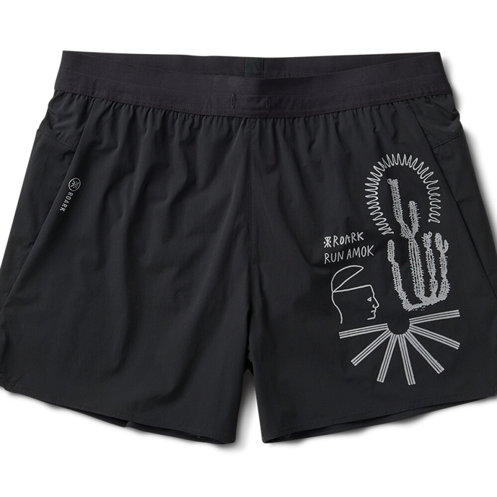 Short Running Alta 5In Hombre Black