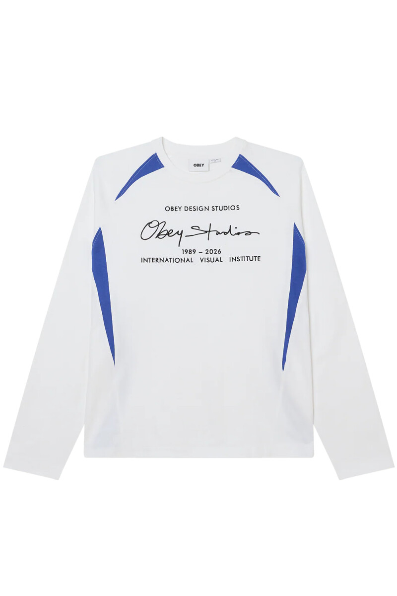OBEY LEAGUE SHIRT LS Blanco