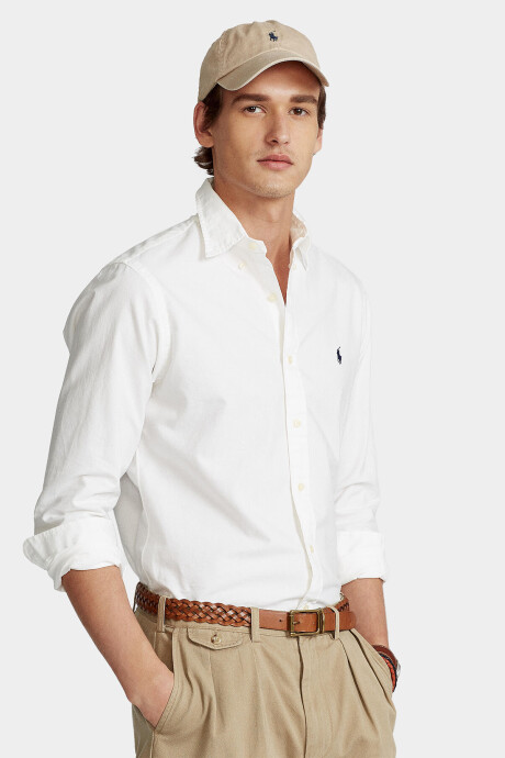 Camisa Oxford Polo Ralph Lauren Blanco