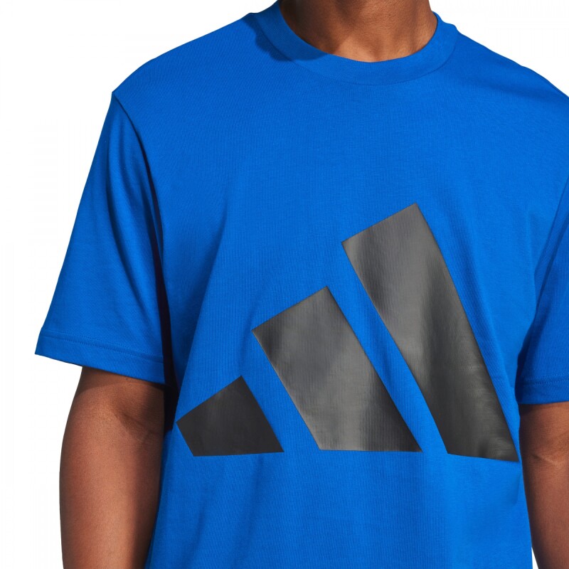 Remera Essentials Big Logo de Hombre Azul