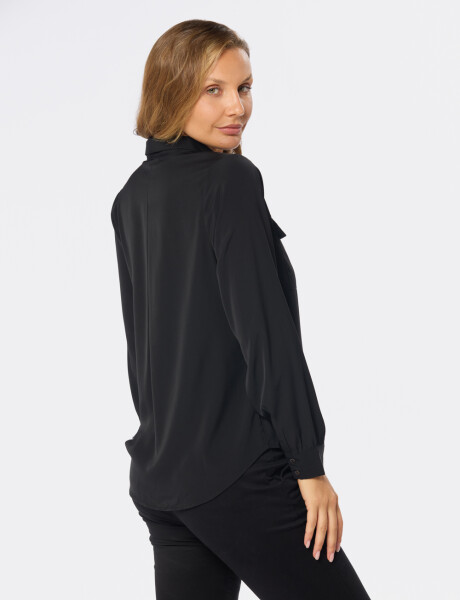 BLUSA MANGA LARGA Negro