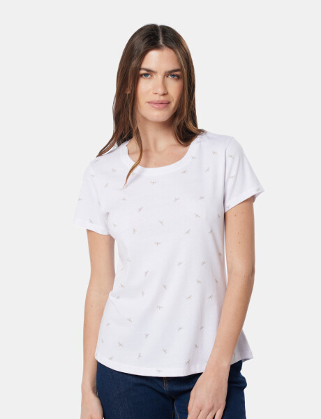 REMERA ESTAMPADA Blanco