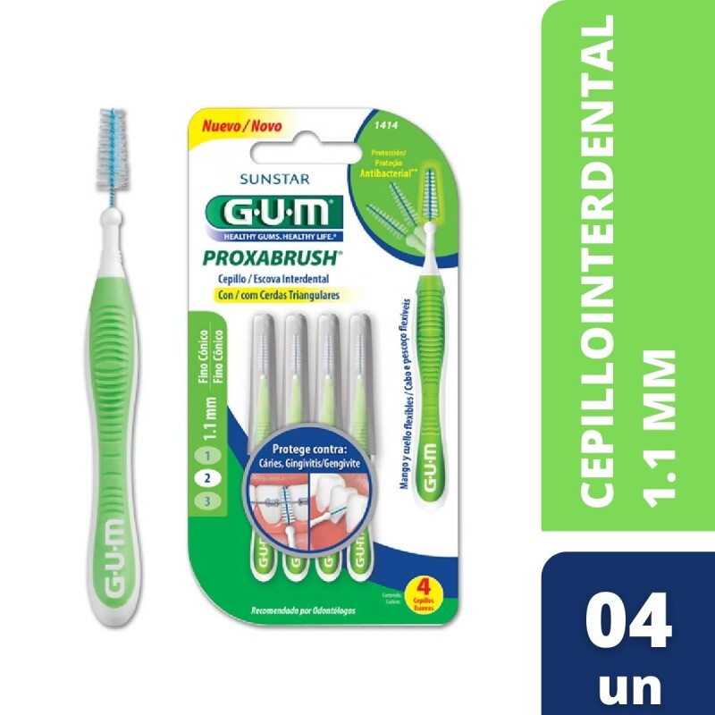 Cepillo Interdental G.U.M. 1.1 MM X4