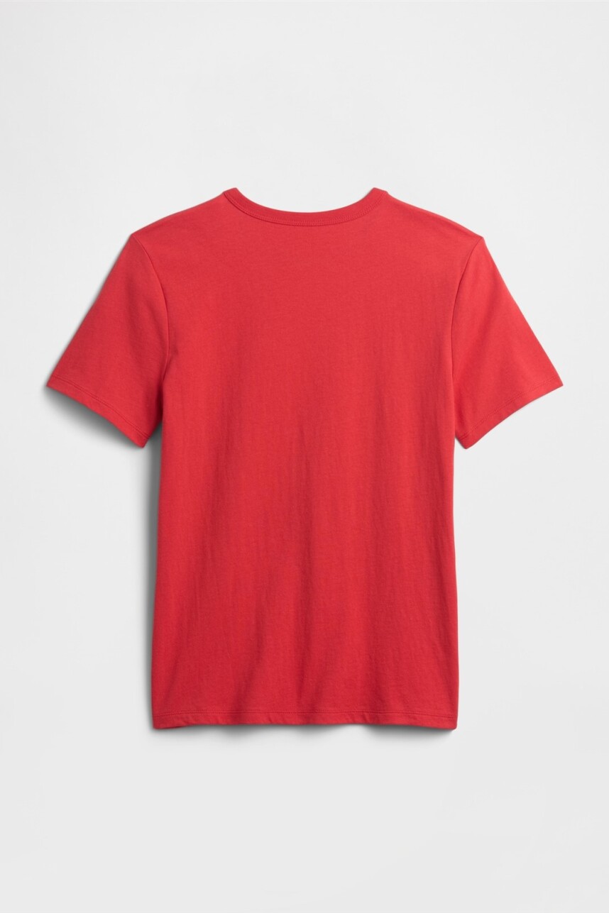 Remera Gráfico Mango Corta Niño Hawaiian Red 683