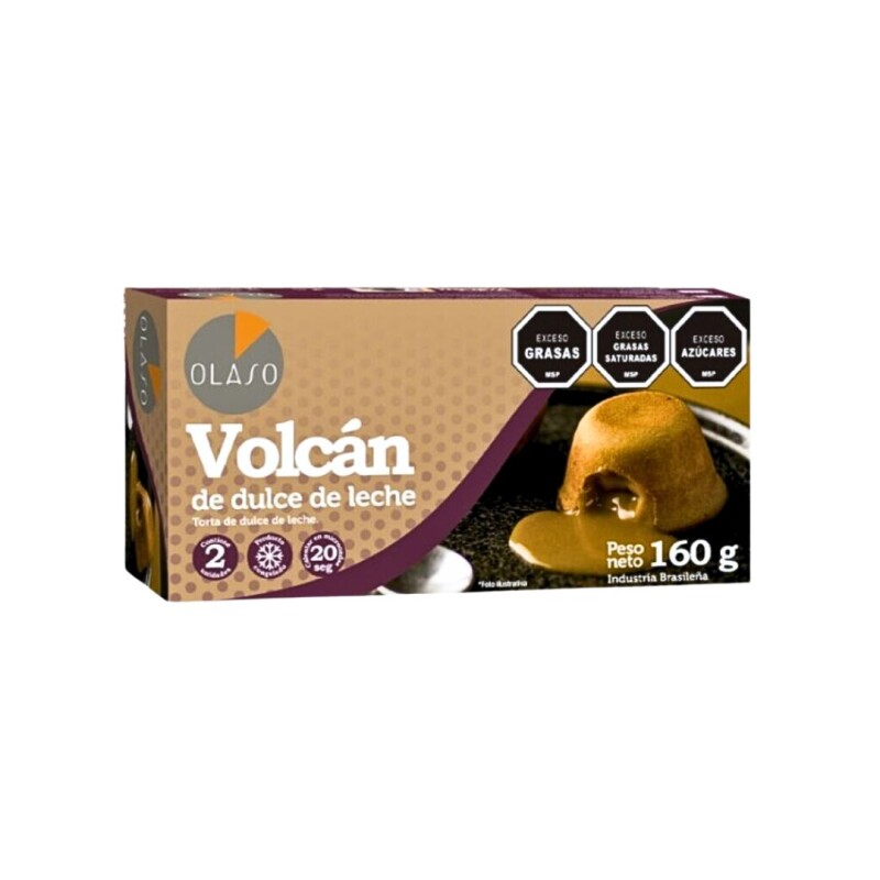Volcán de dulce de leche Olaso - 2 uds. Volcán de dulce de leche Olaso - 2 uds.