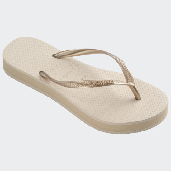 Ojotas Havaianas Slim Flatform Beige
