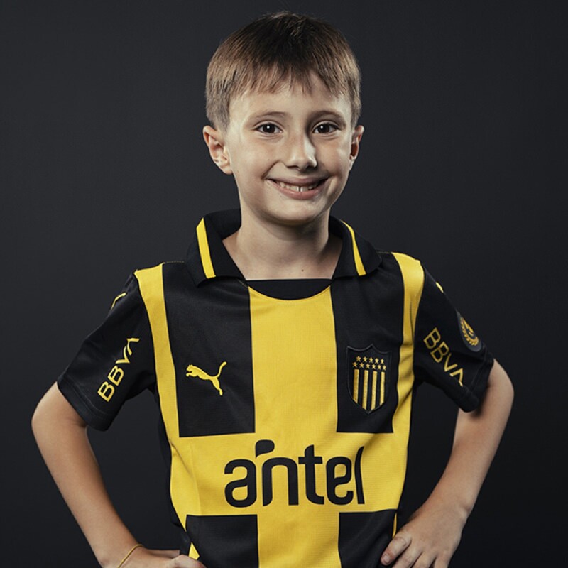Camiseta Infantil Puma Peñarol Amarillo - Negro