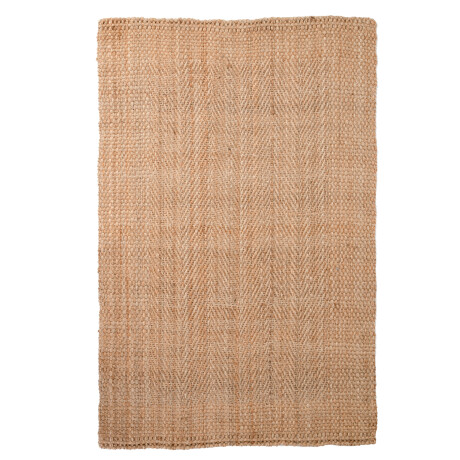 ALFOMBRA YUTE NATURAL-BEIGE TRAMA ESPINA