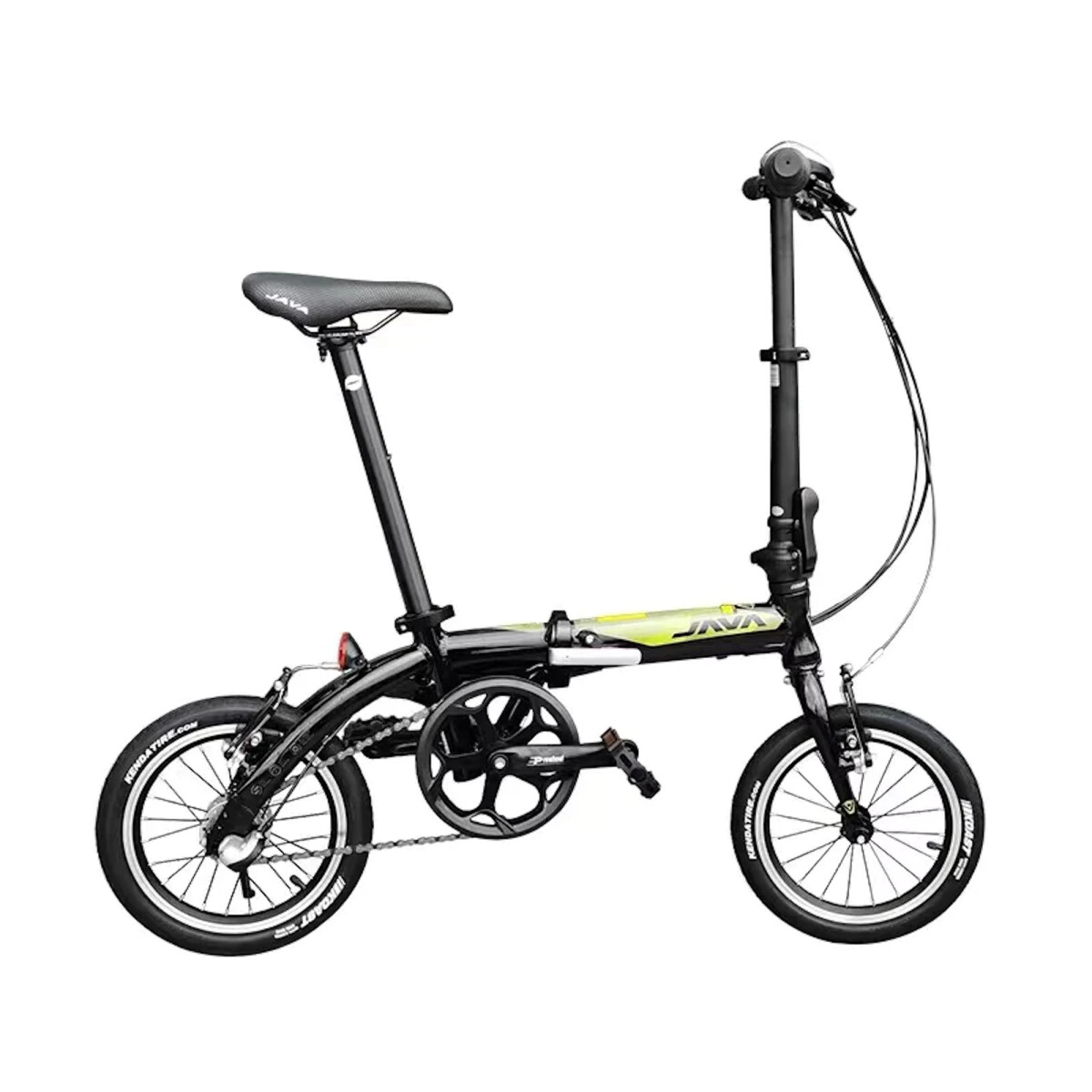 Java - Bicicleta de Ciudad - Plegable X3-1. Rodado 16", 7 Velocidades. Color: Negro. - 001 