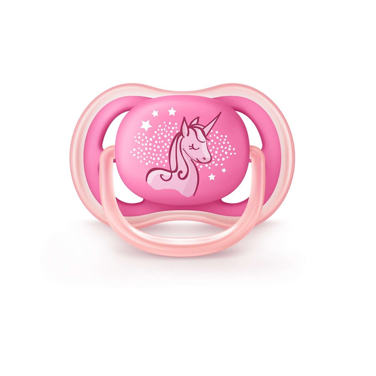Chupete ultra air Avent unicornio de 6 a 18 meses rosa - ROSA 
