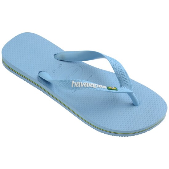 Ojotas Havaianas Brasil Logo Azul