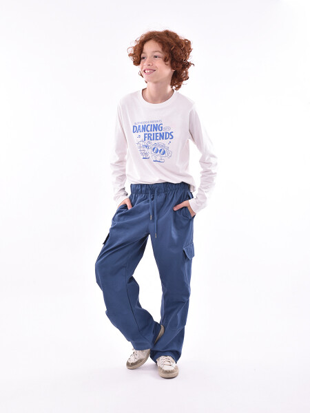 PANTALÓN CARGO RODRI AZUL PIEDRA