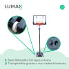 Tablero Basket Aro 2.55m C/ Base Portátil + Pelota Lumax Tablero Basket Aro 2.55m C/ Base Portátil + Pelota Lumax