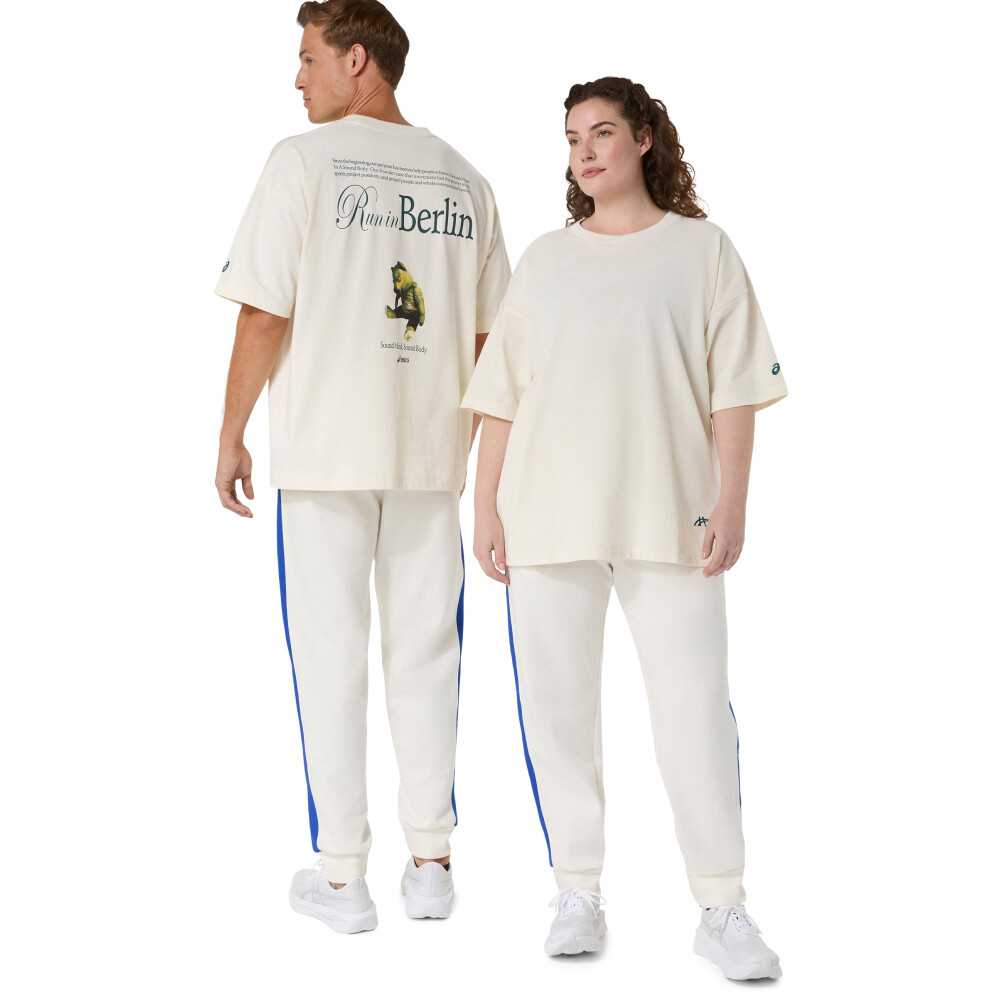 Polo Training Heritage Heavy Cotton Run City Tee Unisex Cream/berlin