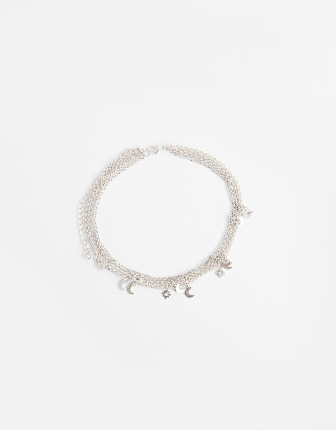 Chokers Bañada en Plata Choker Bañado En Plata - Plateado