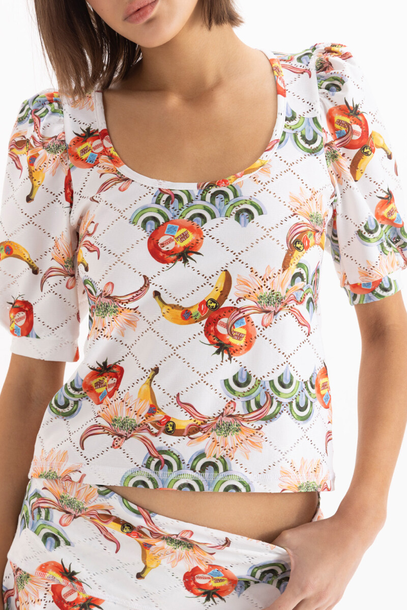 REMERA MIST Blanco