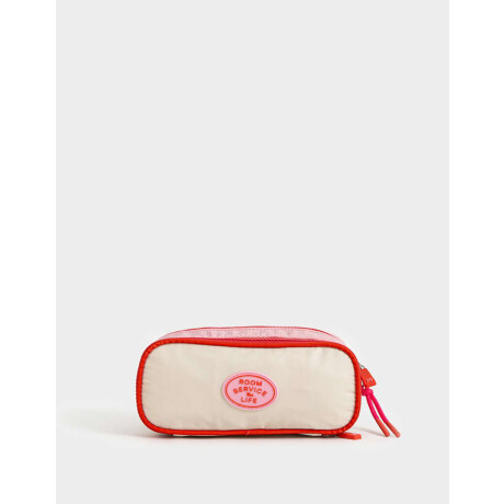 Cartuchera Estampada Rosa Claro