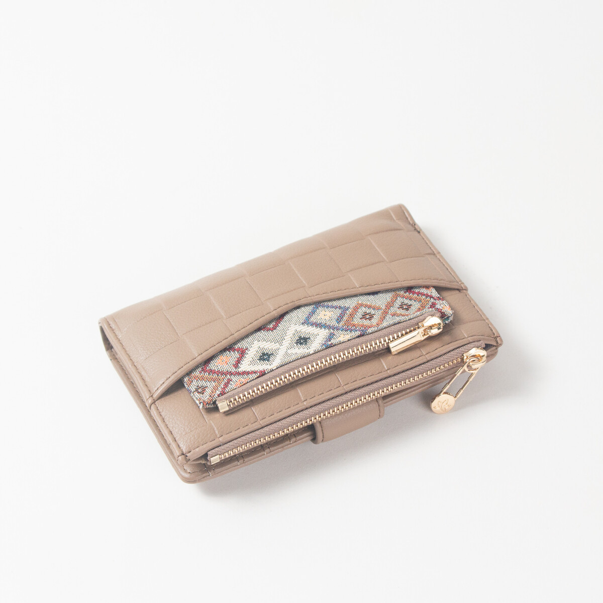 BILLETERA HILDEARA BEIGE 