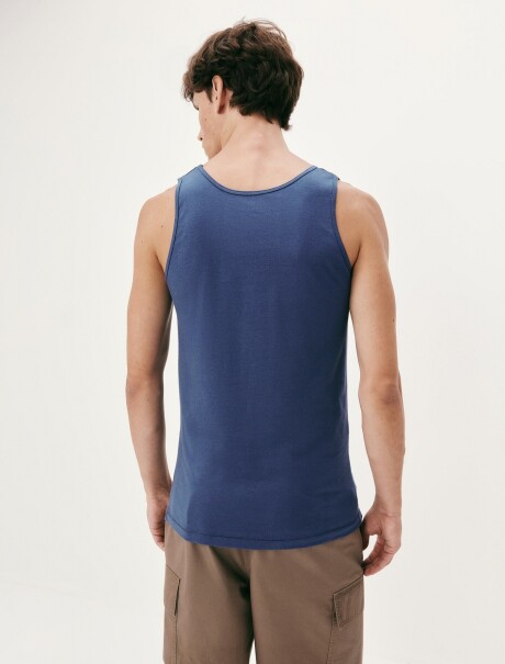 MUSCULOSA BÁSICA MASCULINA  AZUL