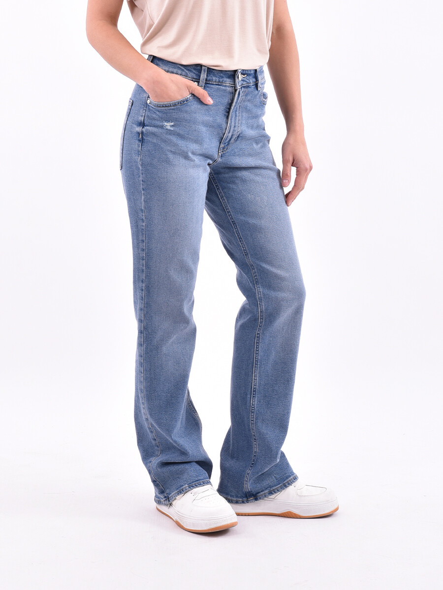 JEAN PAULINA OXFORD - AZUL 