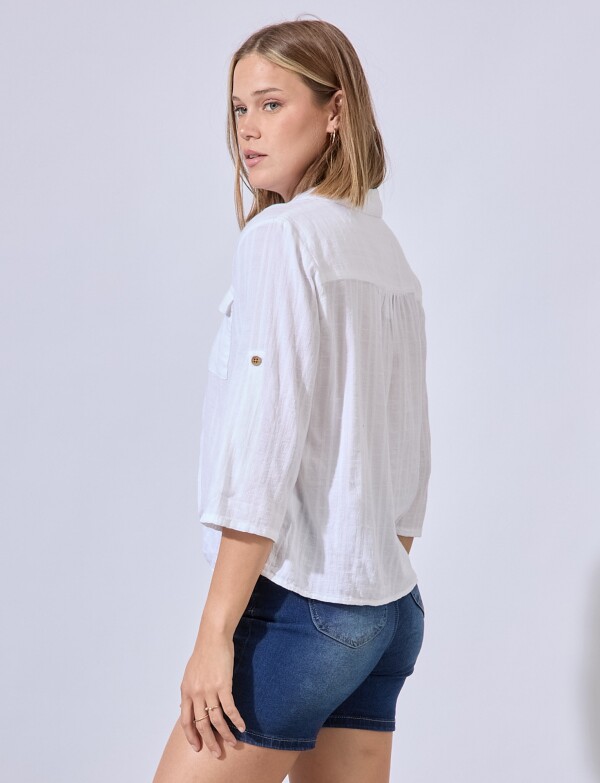 Blusa Algodon BLANCO