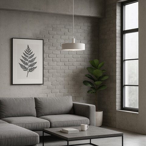 Colgante blanco E27 JARVIS Ø300mm BA0210