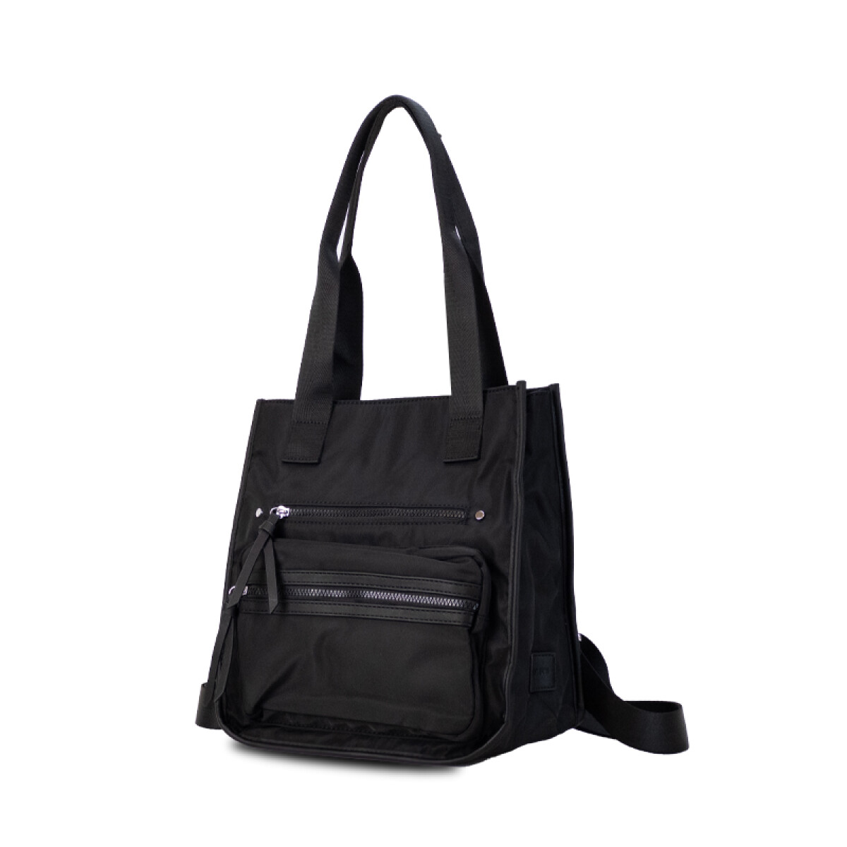 MOCHILA CARTERA CRETA - NEGRO 