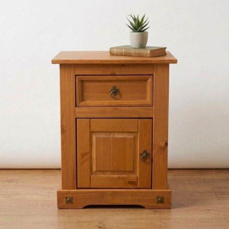 Mesa De Luz Corona 1 Puerta 1 Cajón CH9173C Mesa De Luz Corona 1 Puerta 1 Cajón CH9173C