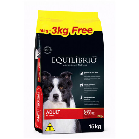 ALIMENTO DE PERRO EQUIL. CARNE ADULTOS 15+3KGRS ALIMENTO DE PERRO EQUIL. CARNE ADULTOS 15+3KGRS