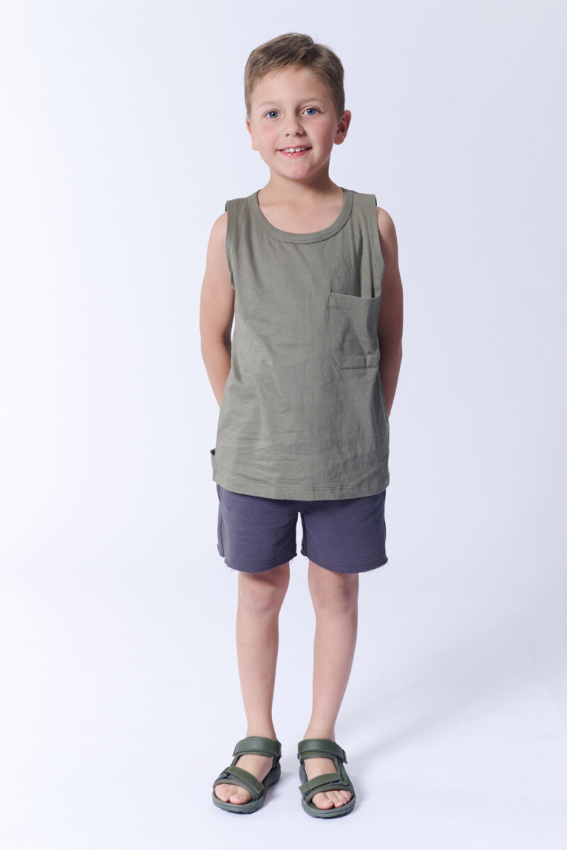 Short deportivo liviano Gris