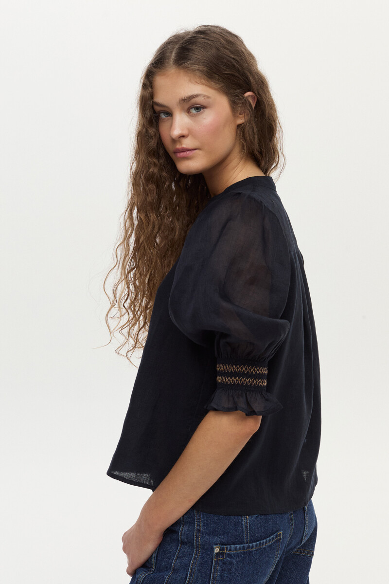 Blusa Jane - Azul Marino 