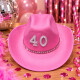 Sombrero Cowboy N°40 ROSA
