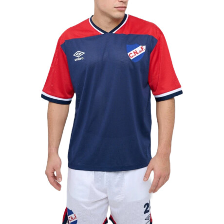 Remera Umbro Match Nacional Blue Red