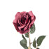Flor artificial rosa 4 colores 60cm Unica