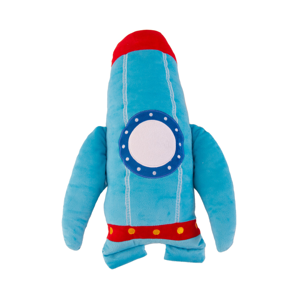 ALMOHADÓN PELUCHE - ALGODON AZUL COHETE 