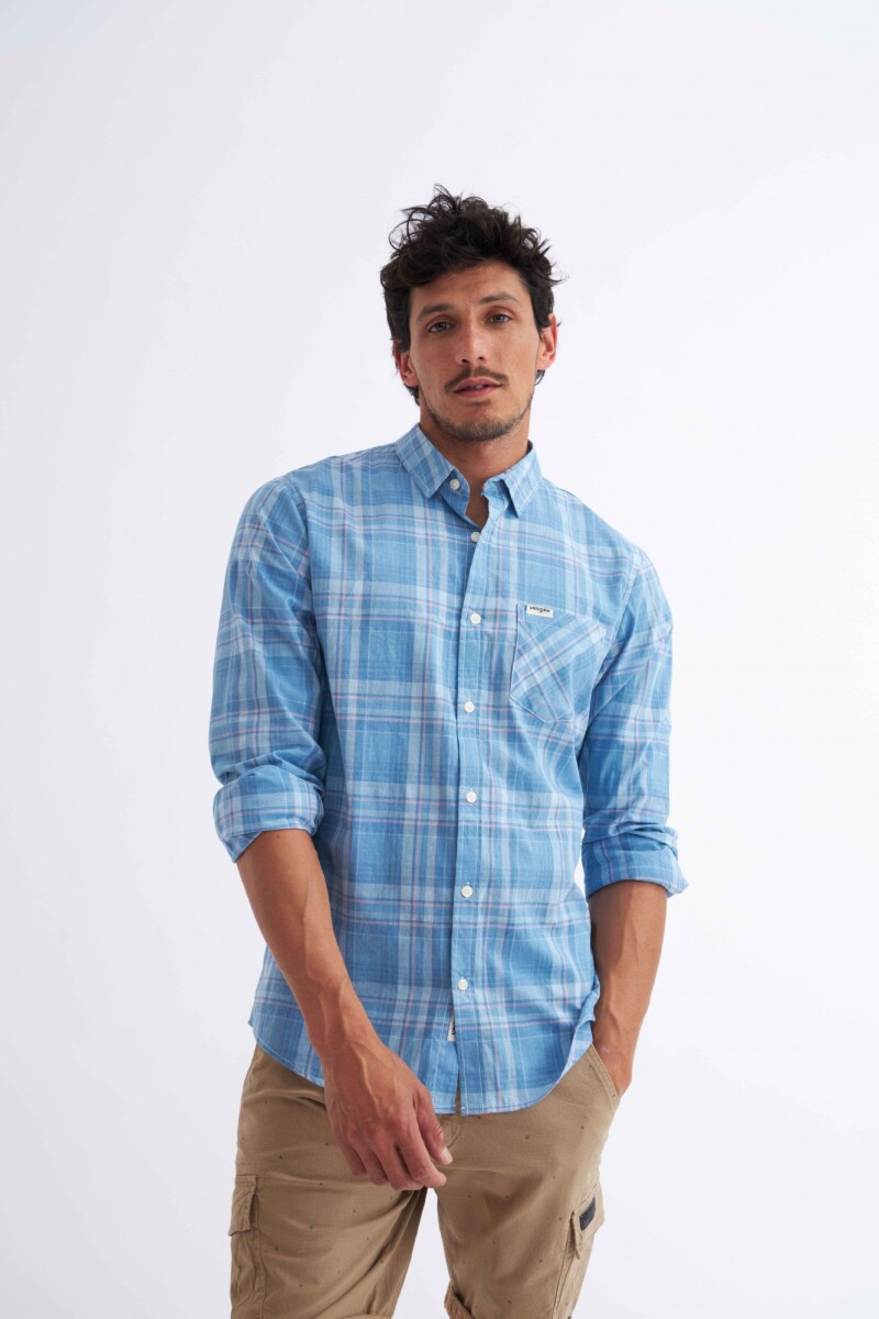 Camisa Sanford - Indigo 