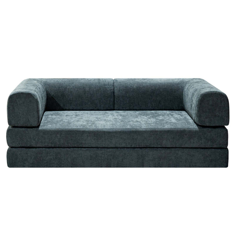 SOFÁ CAMA ESPUMA GRIS NUBE GRIS OSC